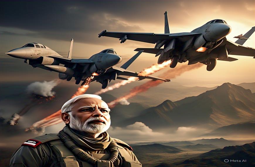 ऑपरेशन सिंदूर: भारत ने सिंदूर का लिया बदला – आतंकी ठिकानों पर भीषण प्रहार